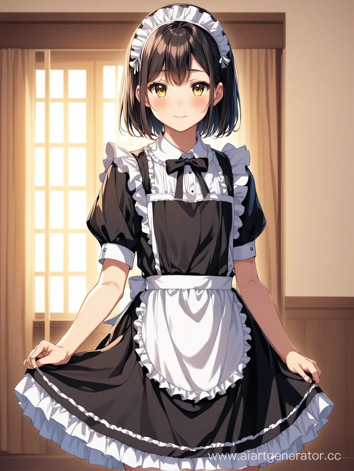 Teenage-Boy-Flaunting-Maid-Costume-with-Confidence