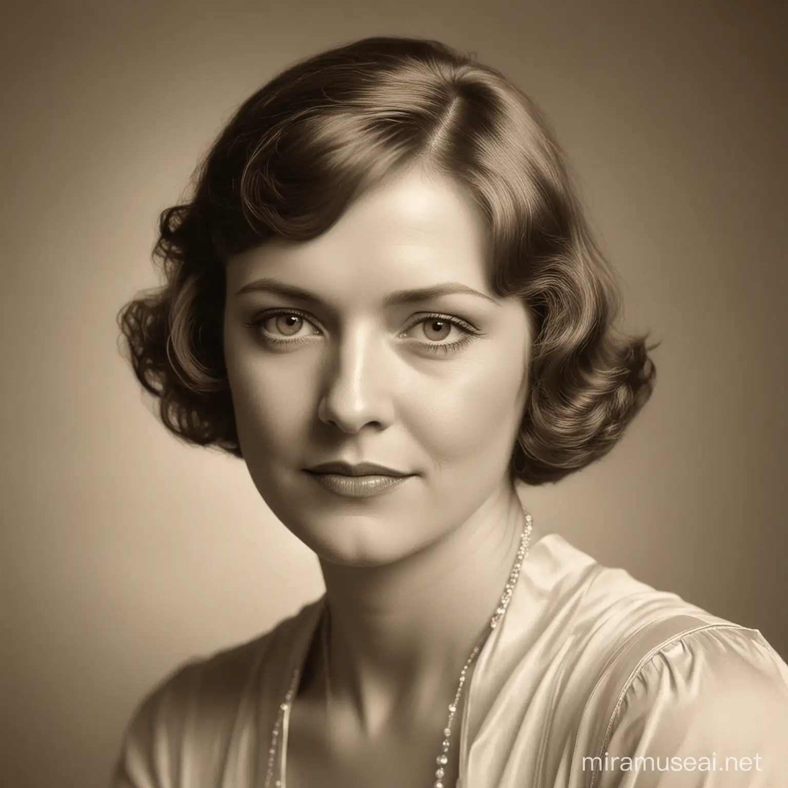Barbara GreenStuder 1930s Style Portrait of Elegance and Sophistication