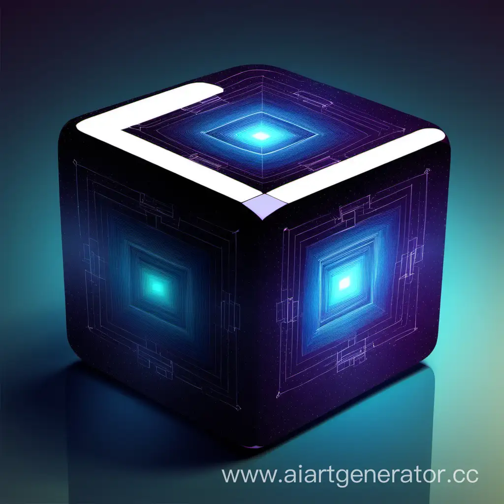 Geometric-Cube-Digital-Art-Abstract-3D-Rendering-of-a-Cubic-Form