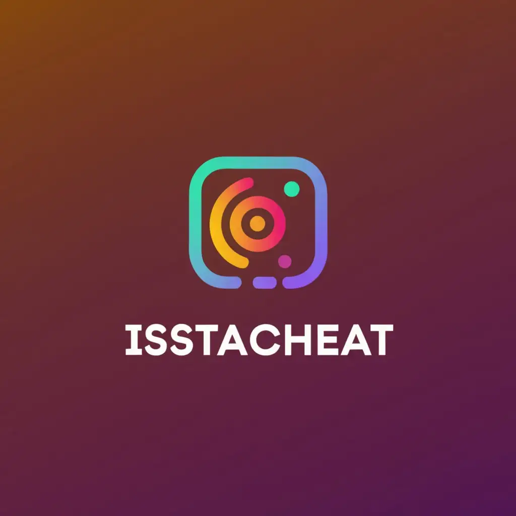 LOGO-Design-for-Insta-Cheat-Pink-Palette-with-Instagraminspired-Symbolism