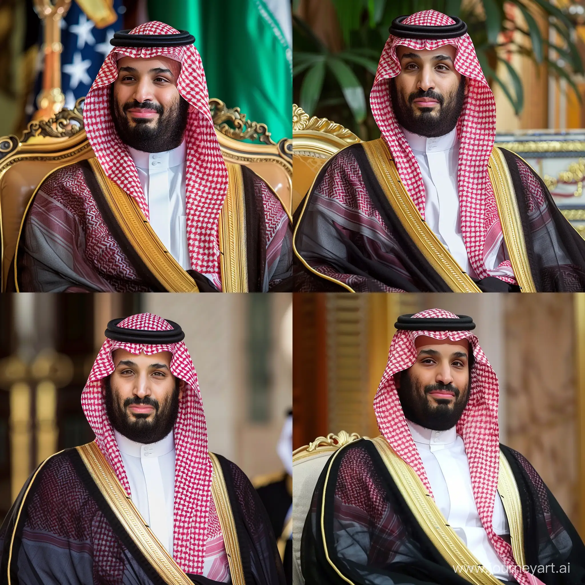 Mohammed-bin-Salman-Portrait-in-Arab-Attire