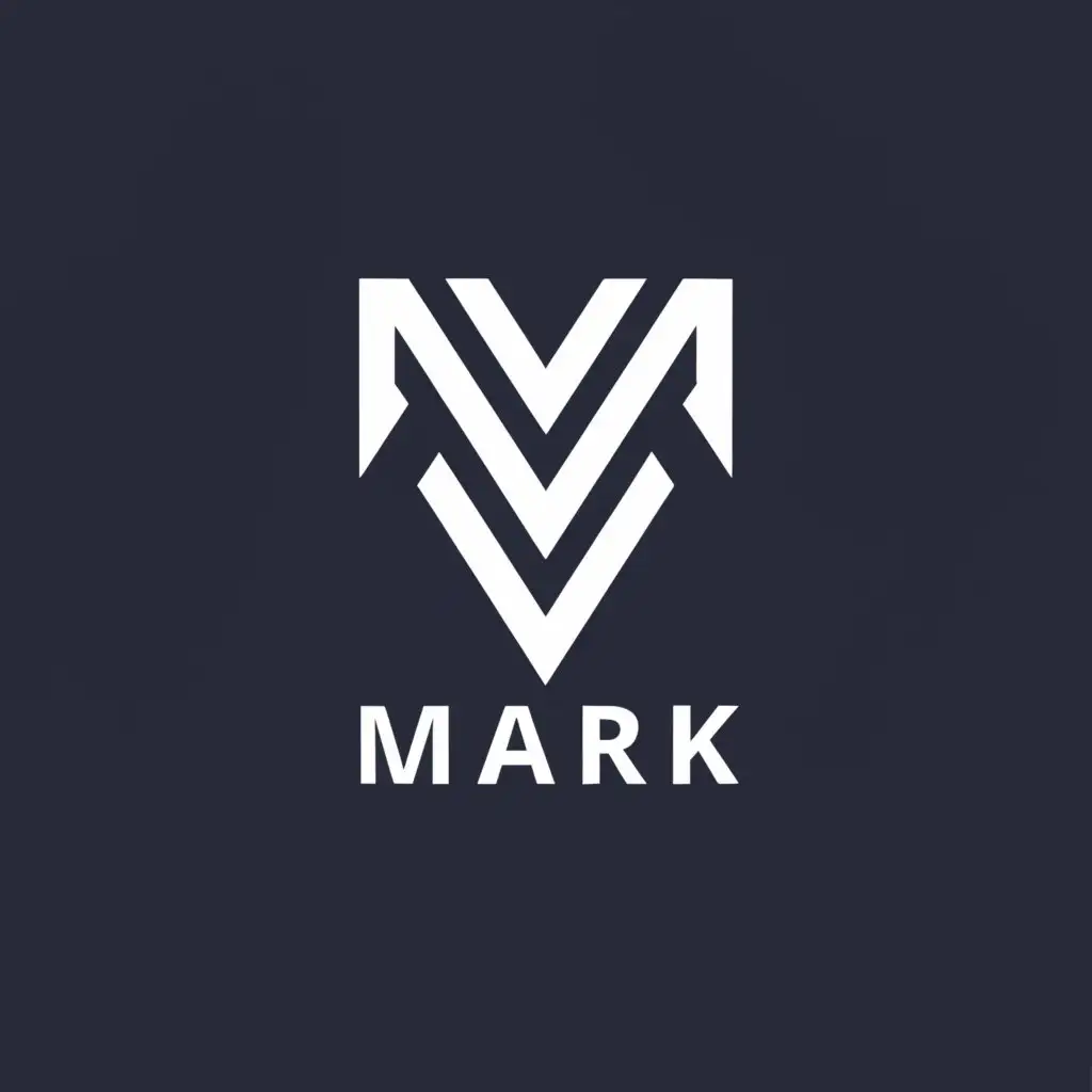 a logo design,with the text "mark", main symbol:m,Moderate,clear background