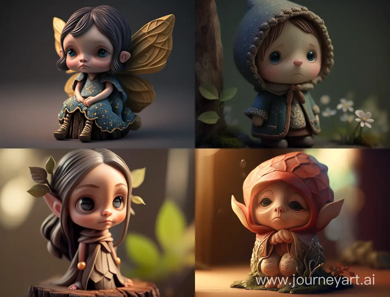 Adorable-Clay-Fairy-Tale-Character-Statuette