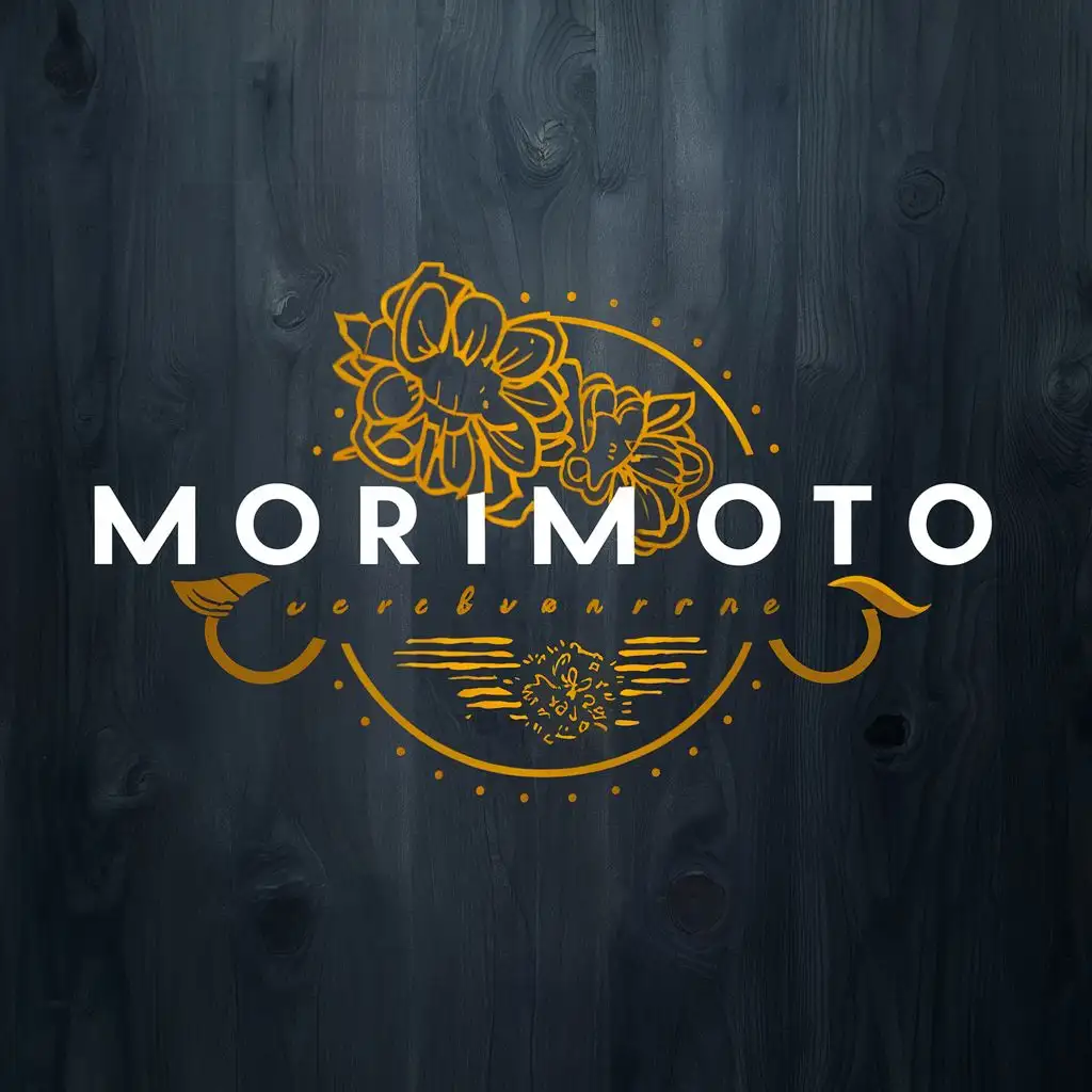 logo, Japanese cuisine, with the text "Morimoto", typography, be used in Restaurant industry