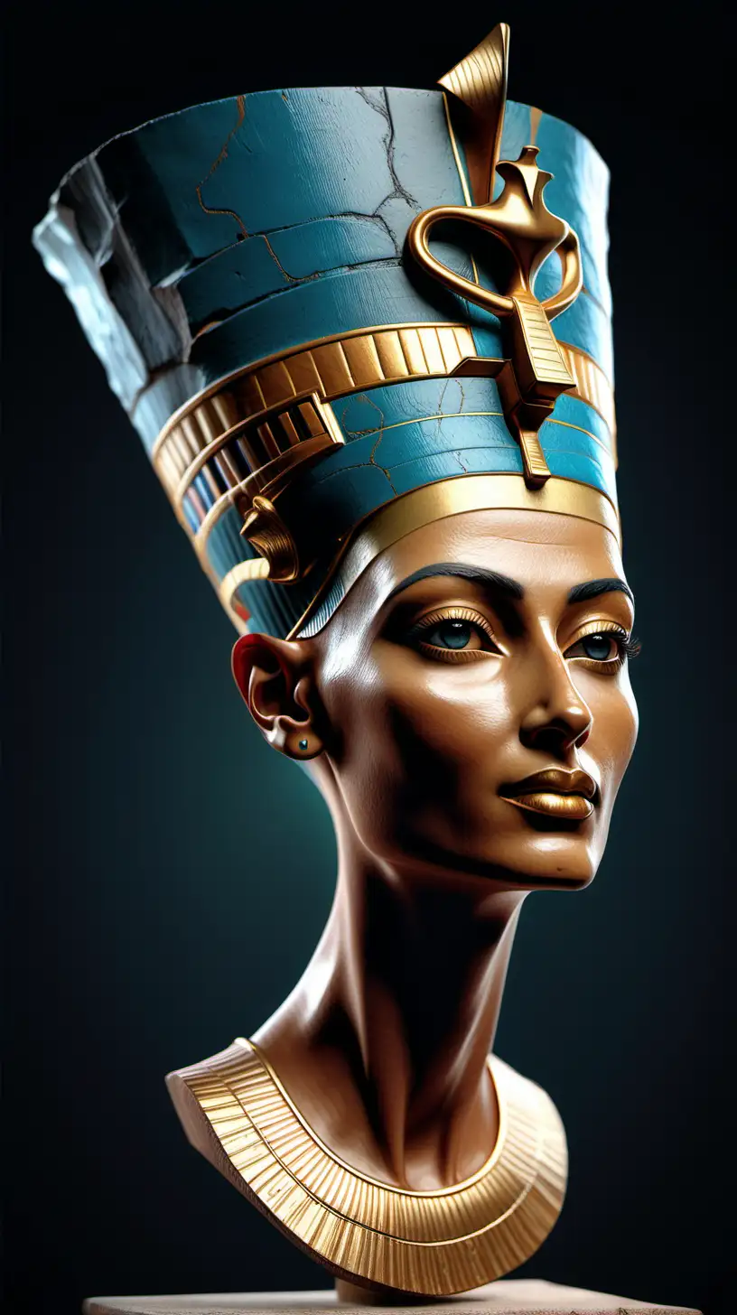 Exquisite PhotoRealistic Depiction of Nefertiti