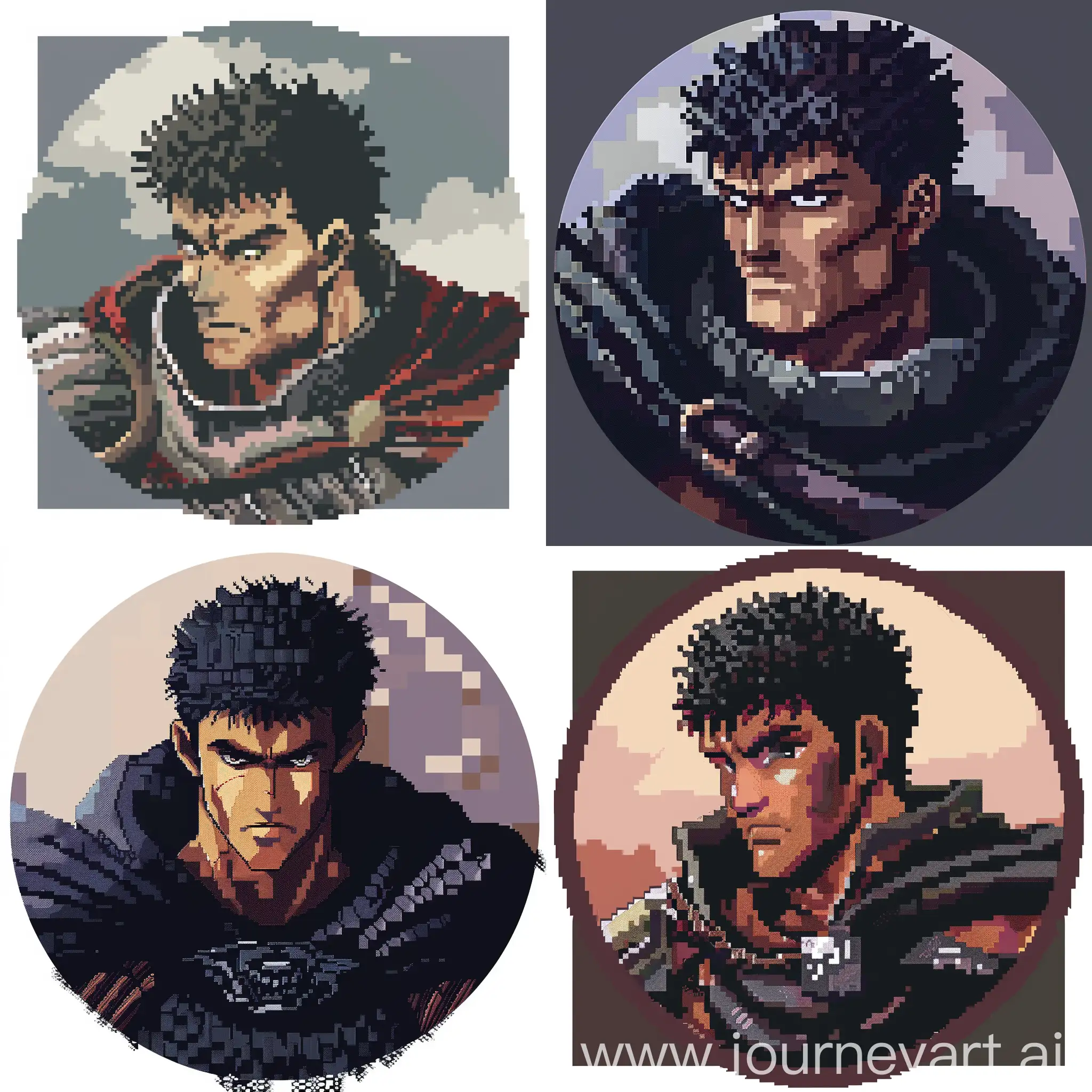Pixelated-Guts-Logo-for-YouTube-Twitch-and-TikTok-Channels