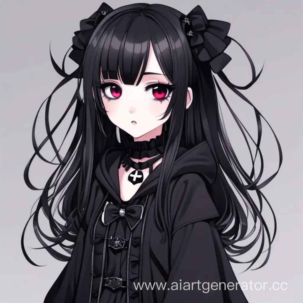 Cute-Anime-Goth-Girl-with-Mystical-Aura