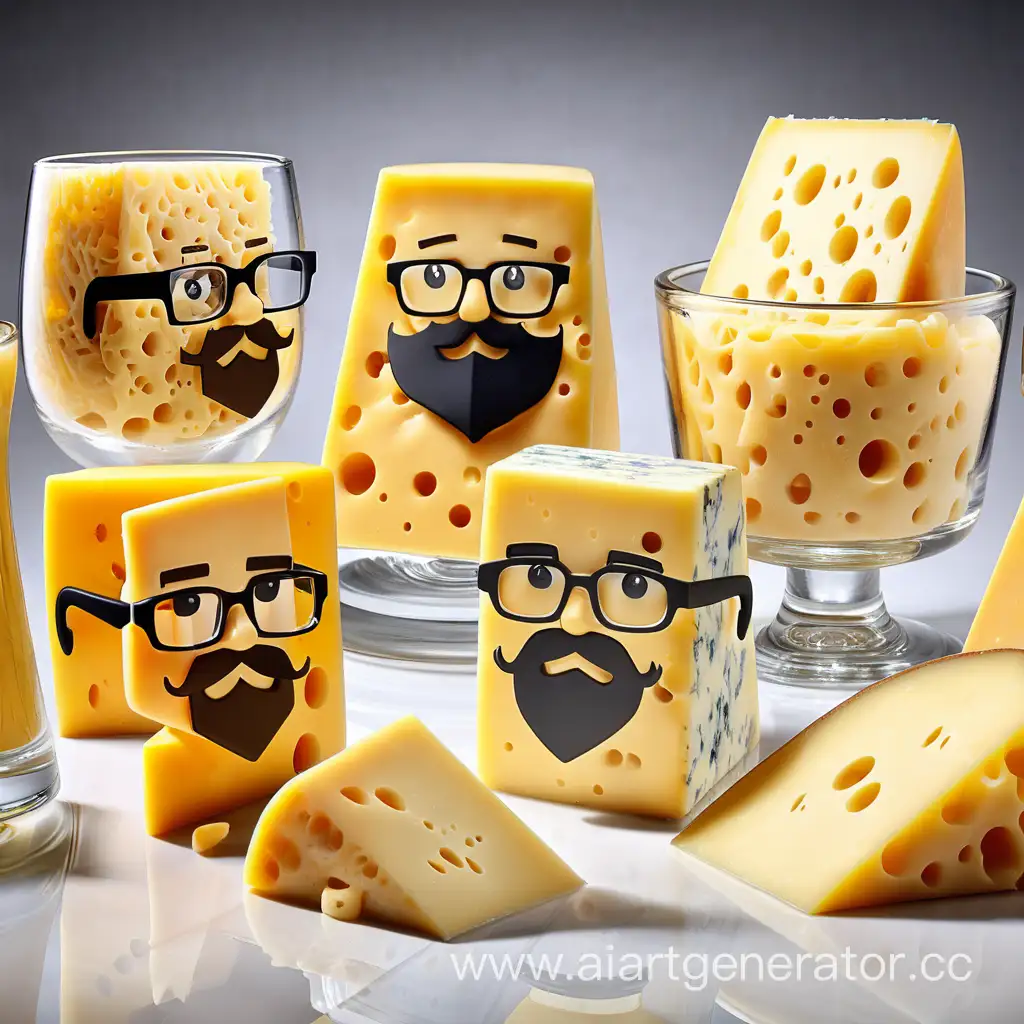 Бородатый сыр в очках
