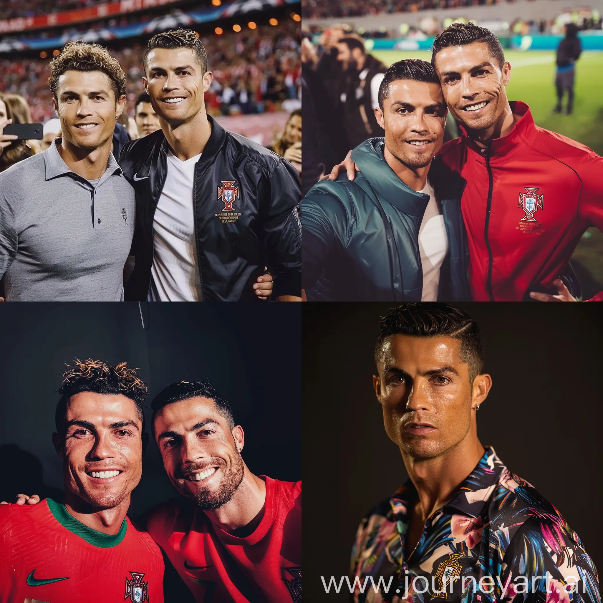 You can put my photo next to Cristiano Ronaldo