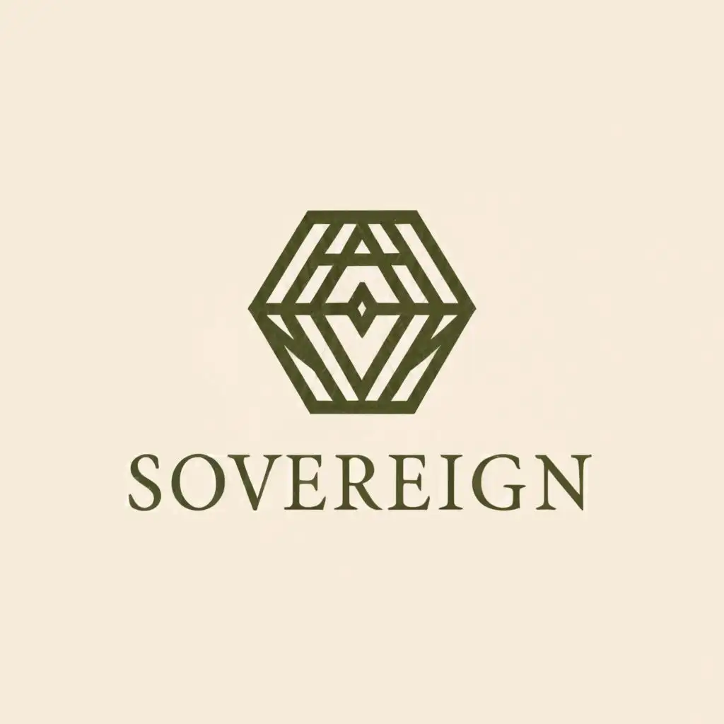 a logo design,with the text "Sovereign", main symbol:gem,Moderate,be used in Religious industry,clear background