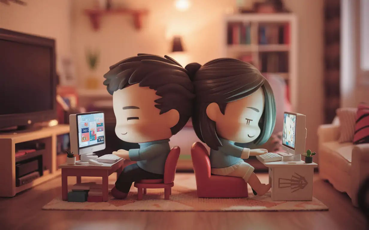 Couple-Gaming-Together-in-Cozy-Living-Room