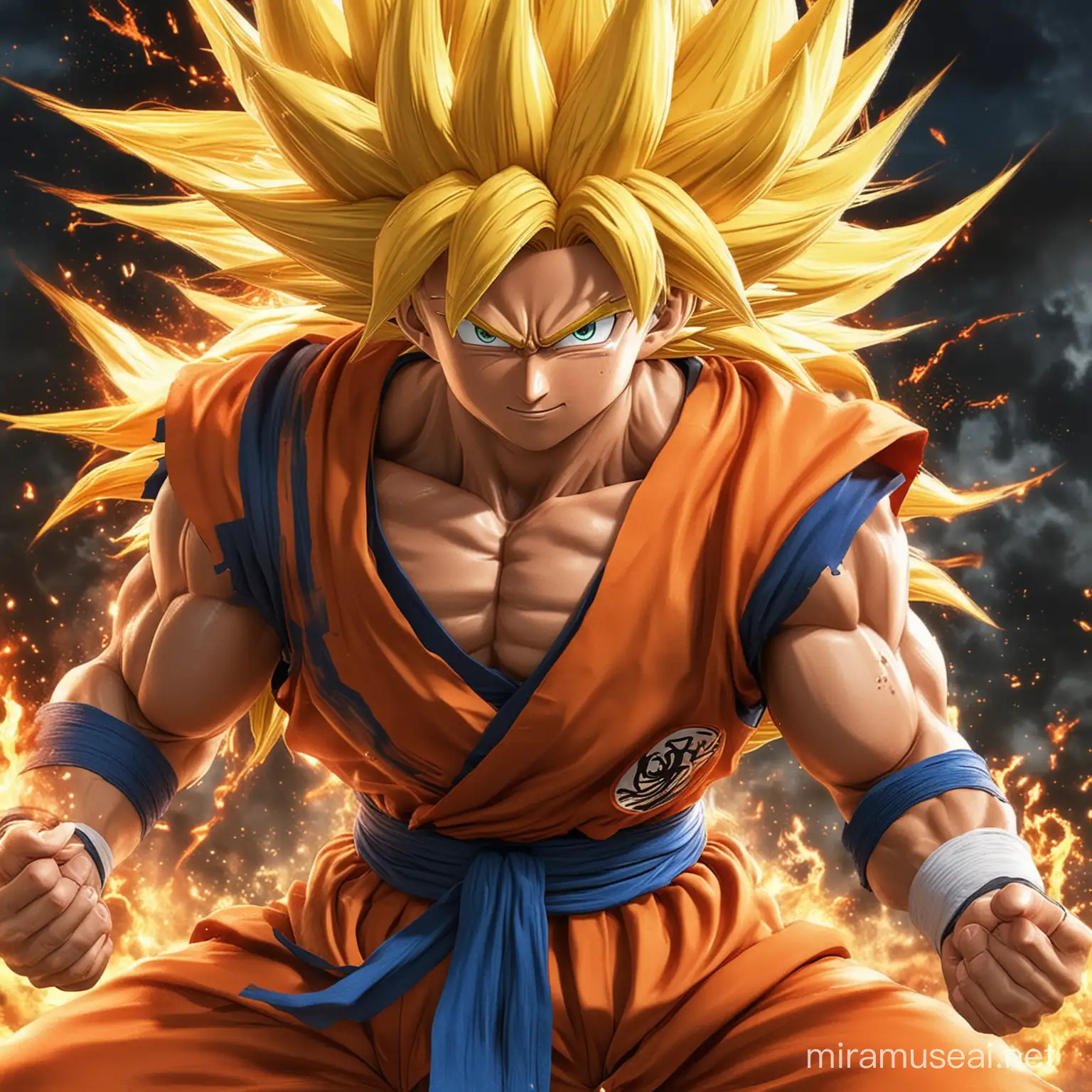 CR7 Goku Vegito Fusion Super Sayajin Power Level | MUSE AI