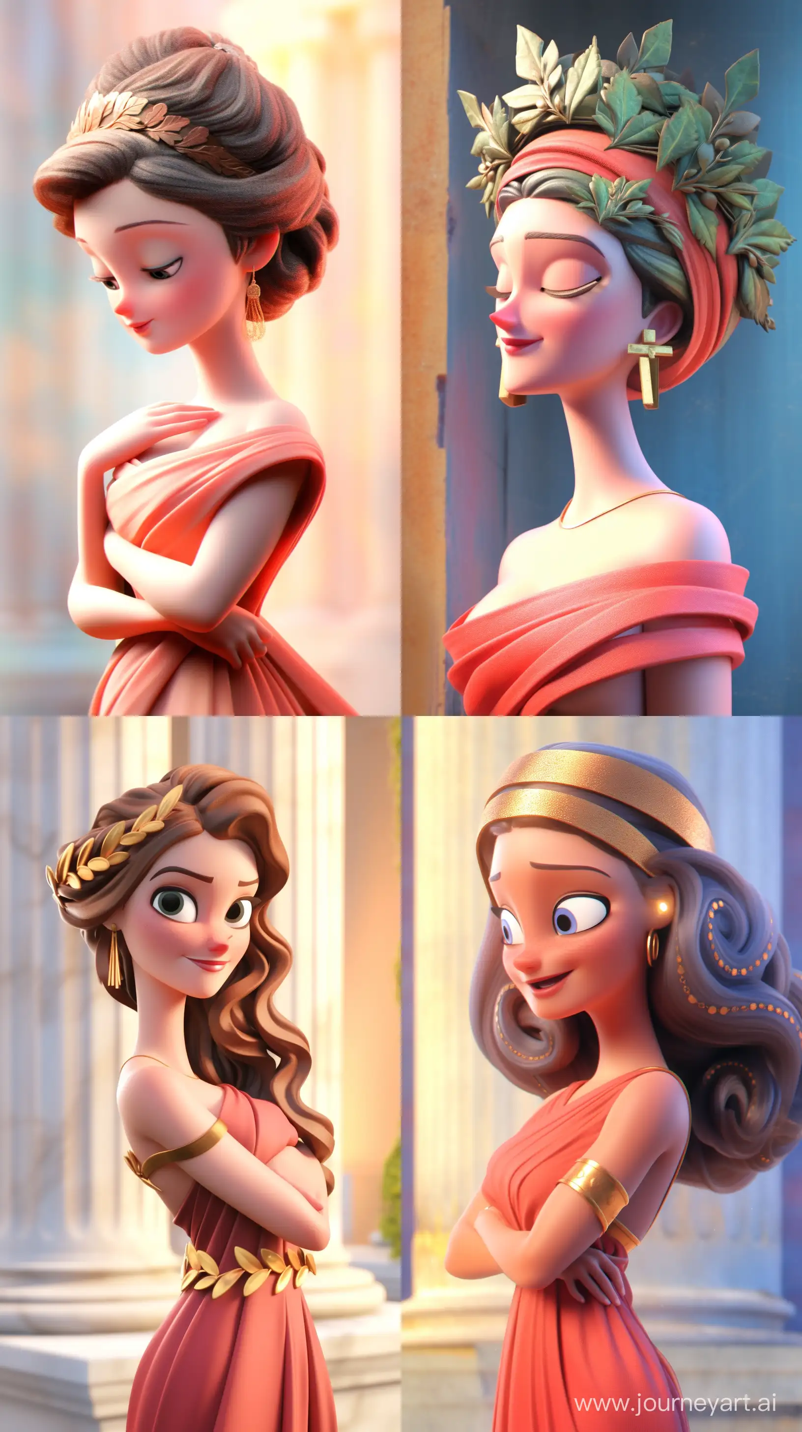Greek-Goddess-Crafting-Majestic-Sculpture-in-Stunning-3D-Animation-Pixar-Style
