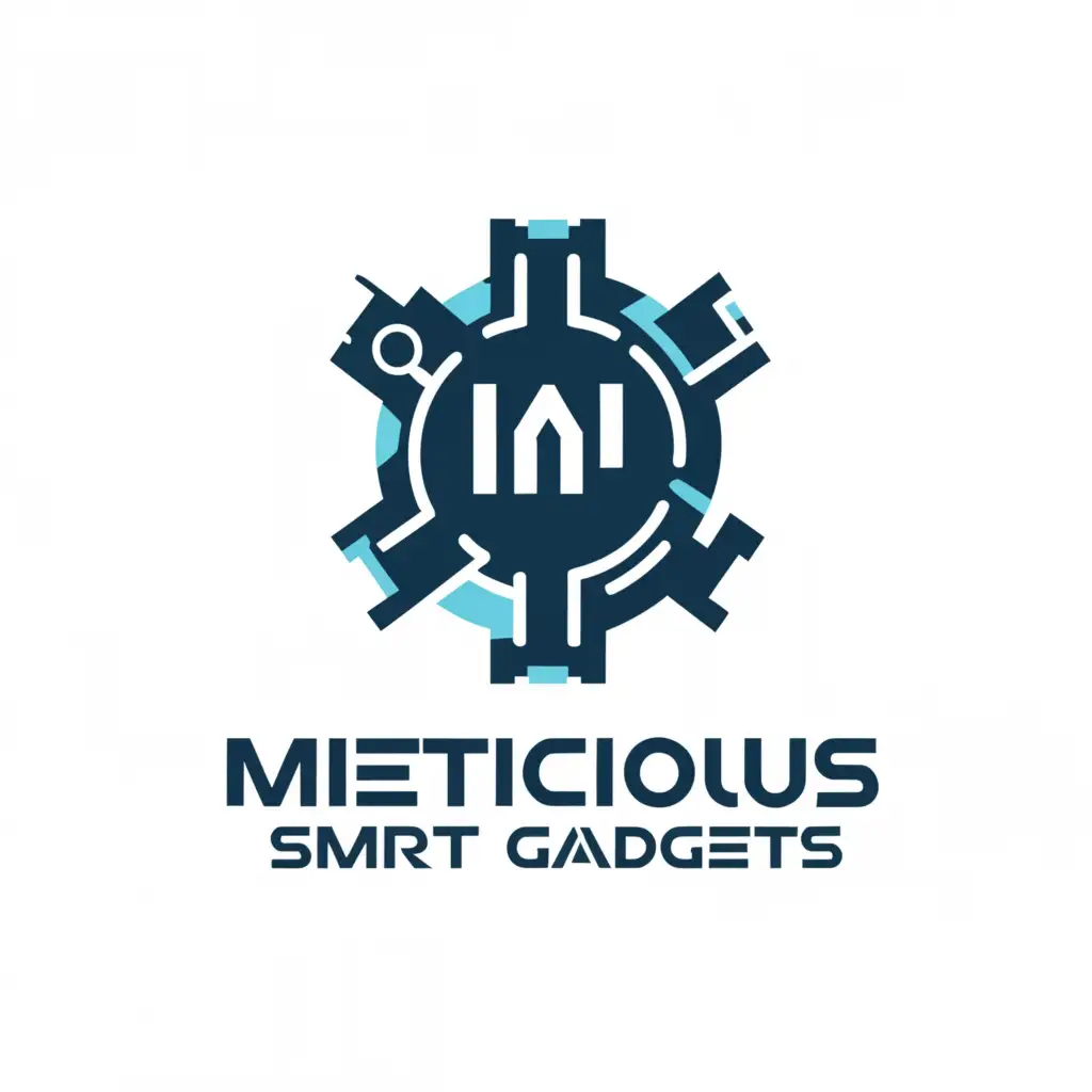 a logo design,with the text "meticuloussmart_gadgets", main symbol:Technology,Moderate,clear background