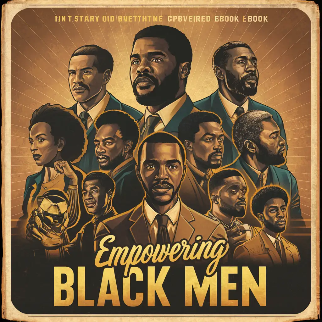 VintageRetro Empowering Black Men Ebook Cover