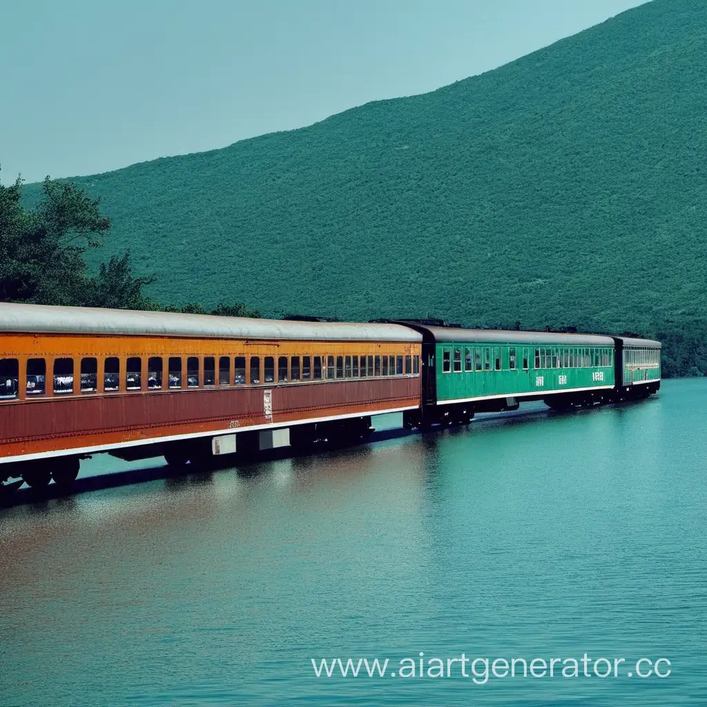 Train on the water 