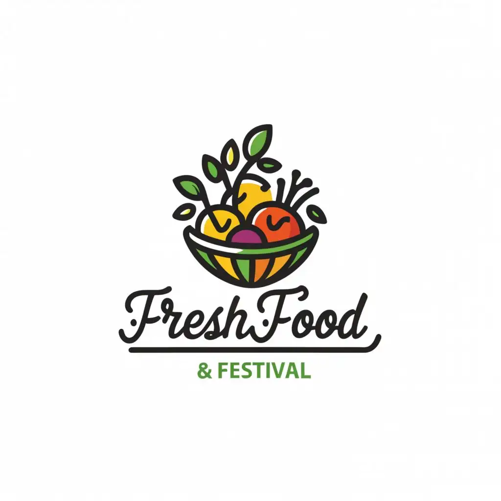 a logo design,with the text "Fresh Food & Festival", main symbol:Best Quality Makes Popular,
& Popularity Makes Brand.  ,Moderate,clear background
