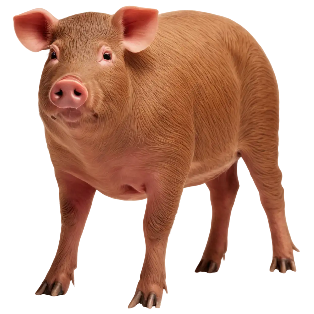 HighQuality-Duroc-Pig-PNG-Image-Capturing-the-Essence-of-This-Unique-Breed