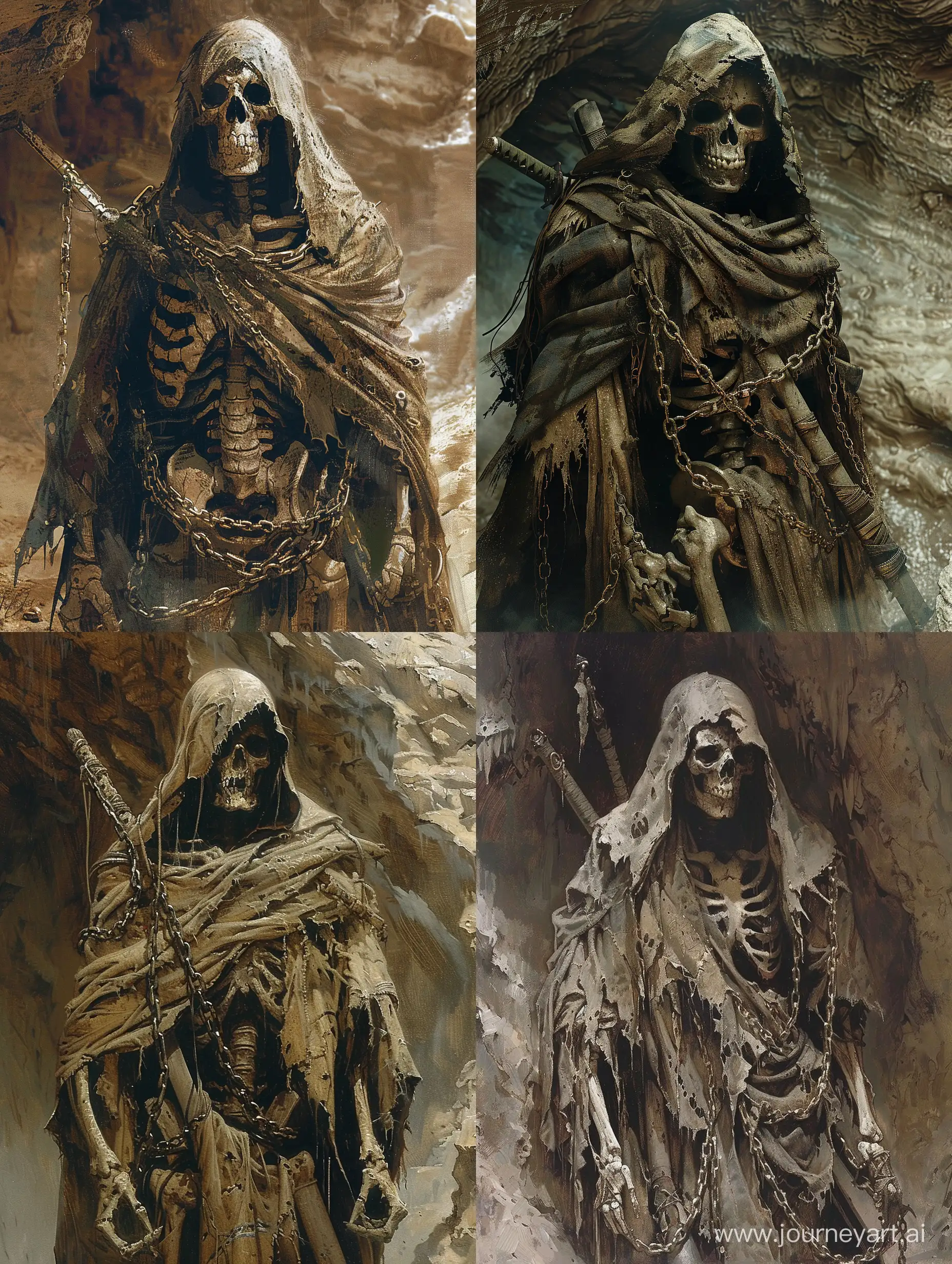 Ethereal-Skeleton-Warrior-in-Tattered-Robes-and-Chains