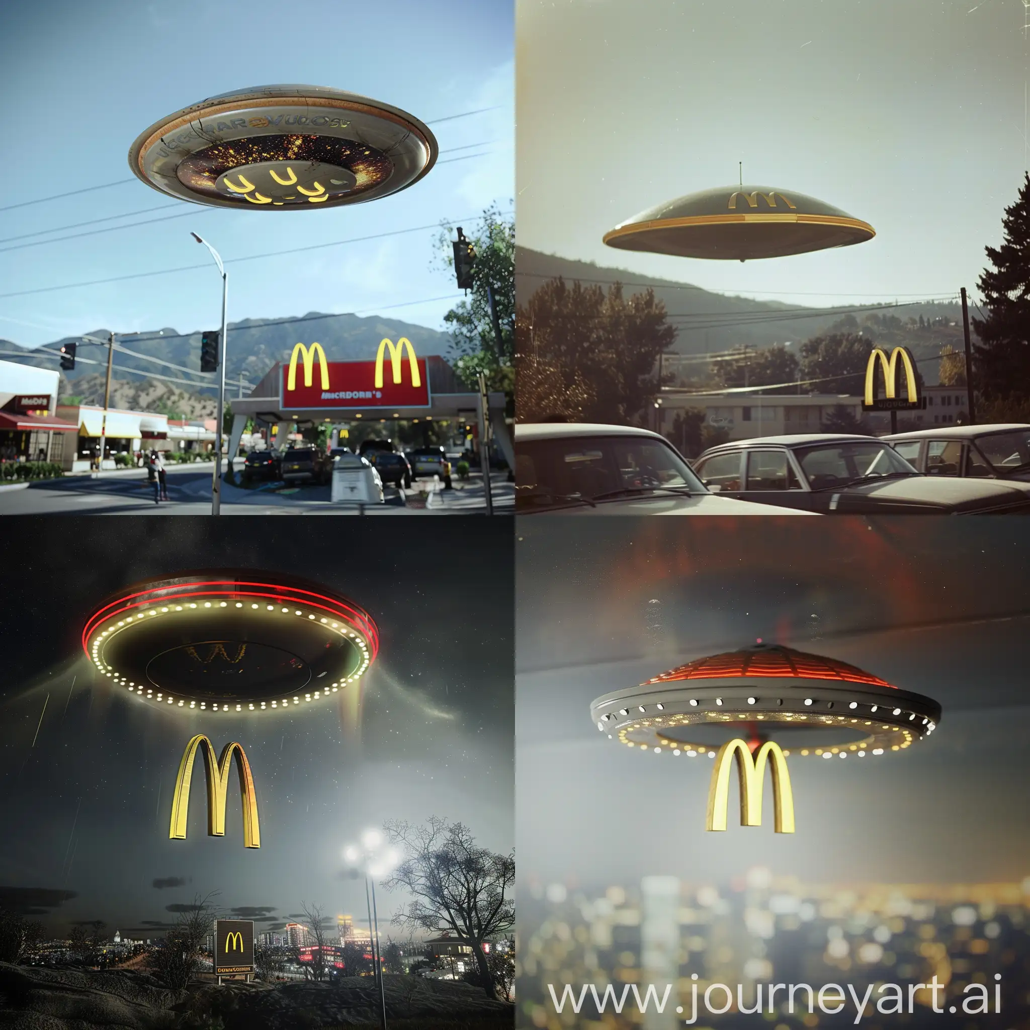 Unidentified-Flying-Object-UFO-Abducting-Overweight-Woman-at-McDonalds