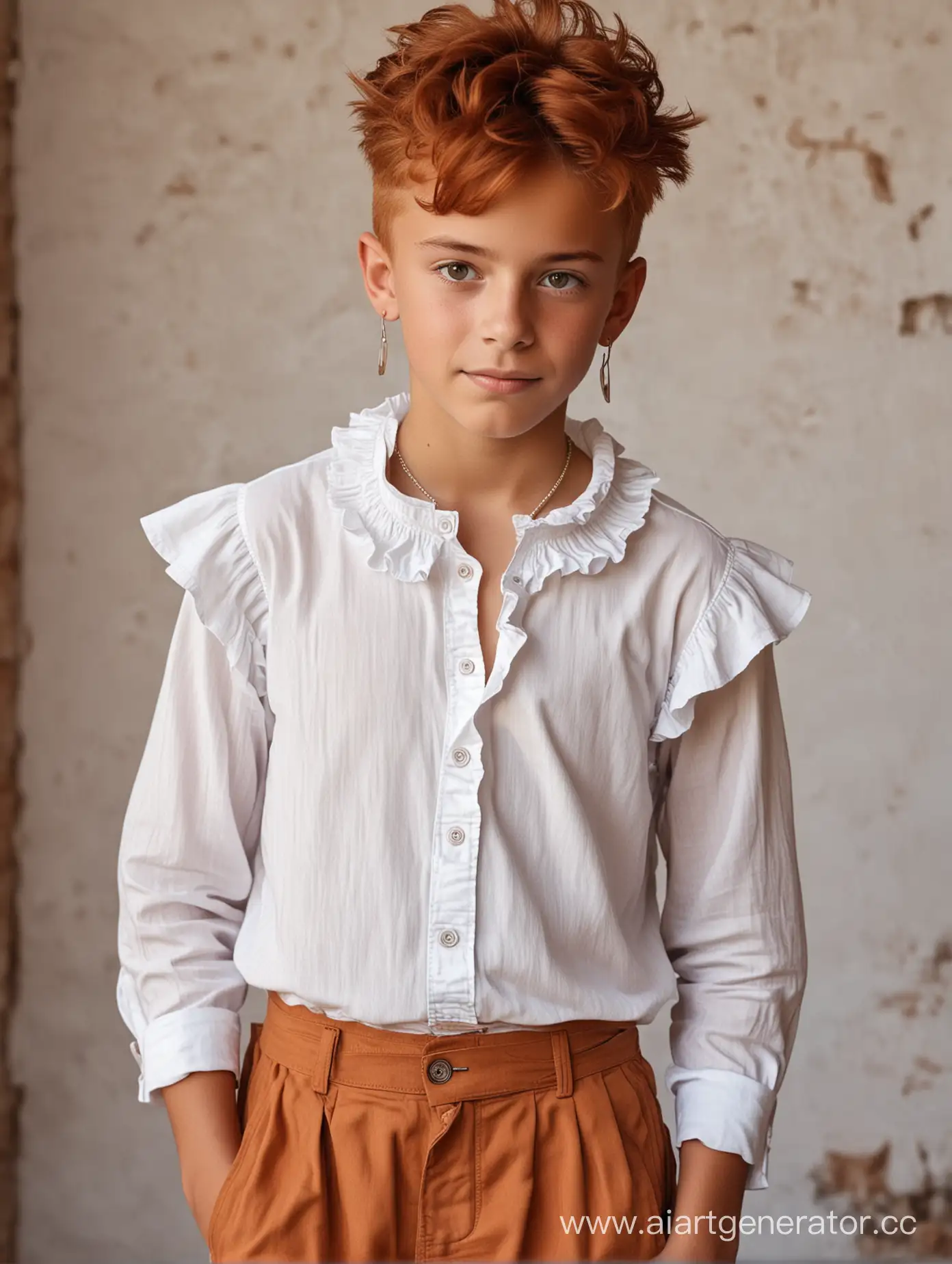 Young-Factory-Worker-with-Ruffles-and-Terracotta-Hair