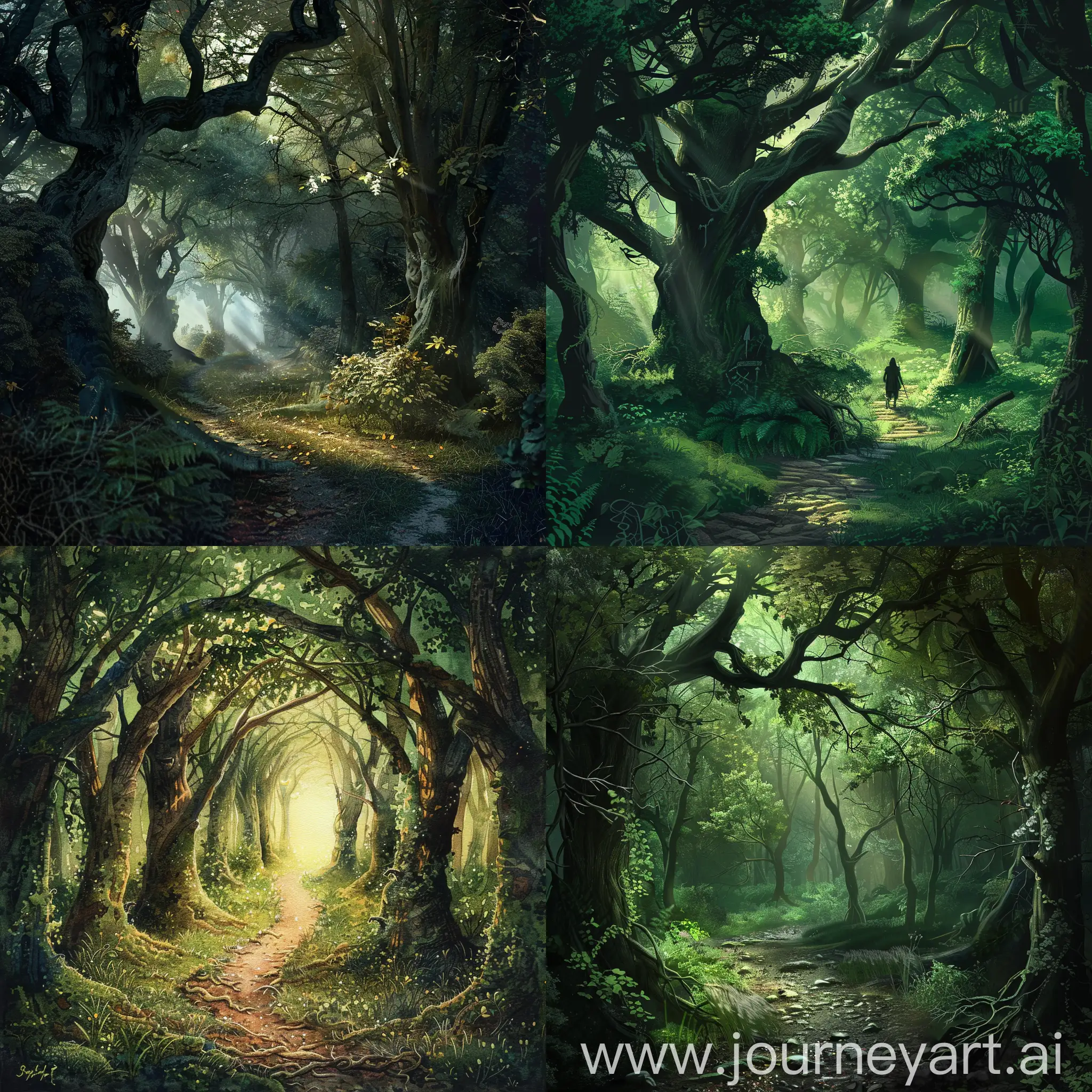 Enchanting-Elven-Forest-Scene-with-Vibrant-Colors