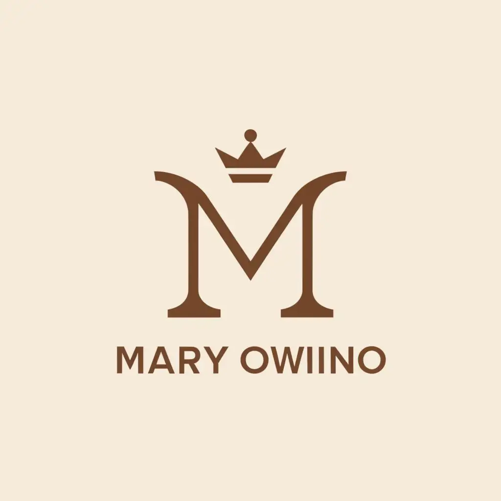 LOGO-Design-For-Mary-Owino-Minimalistic-Letter-M-with-Queen-Crown-on-Clear-Background