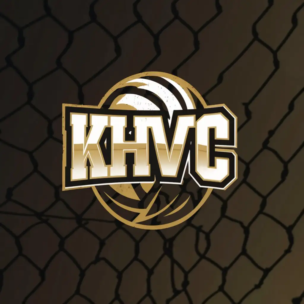 LOGO-Design-For-KHVC-Dynamic-Volleyball-Emblem-for-Sports-Fitness-Brand