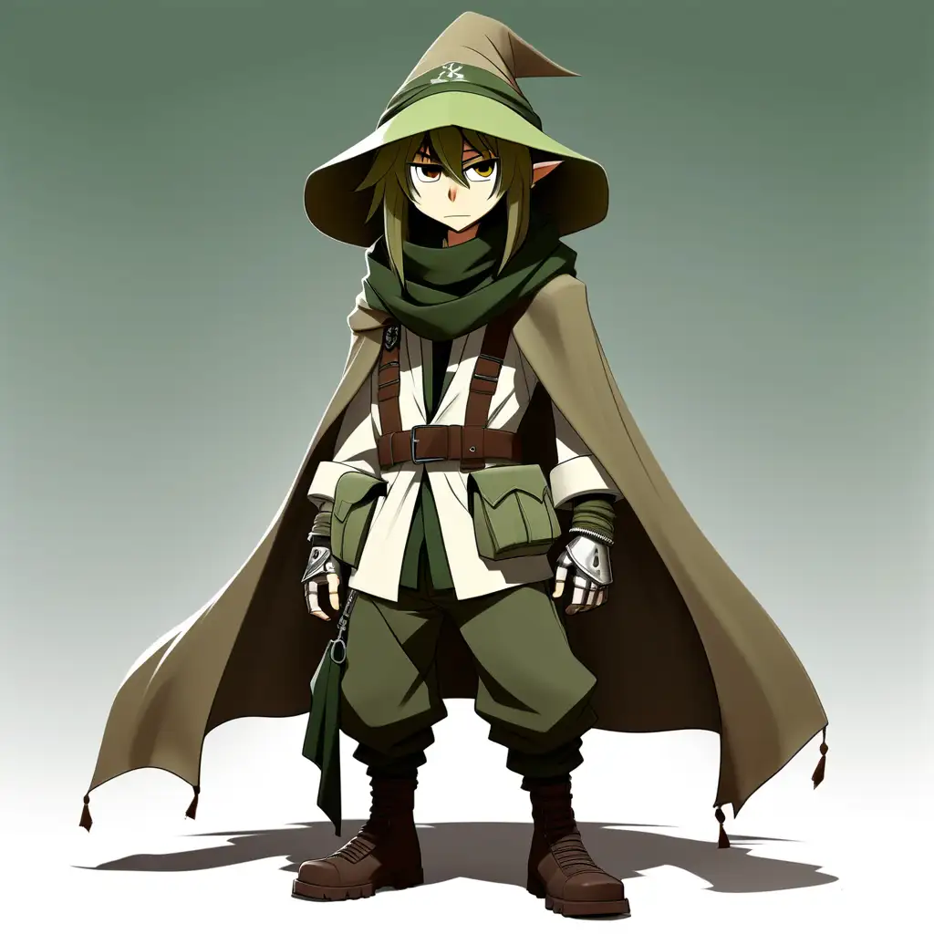Snufkin in ElswordInspired Attire Full Body View with Shemagh and Czech M60 Gear