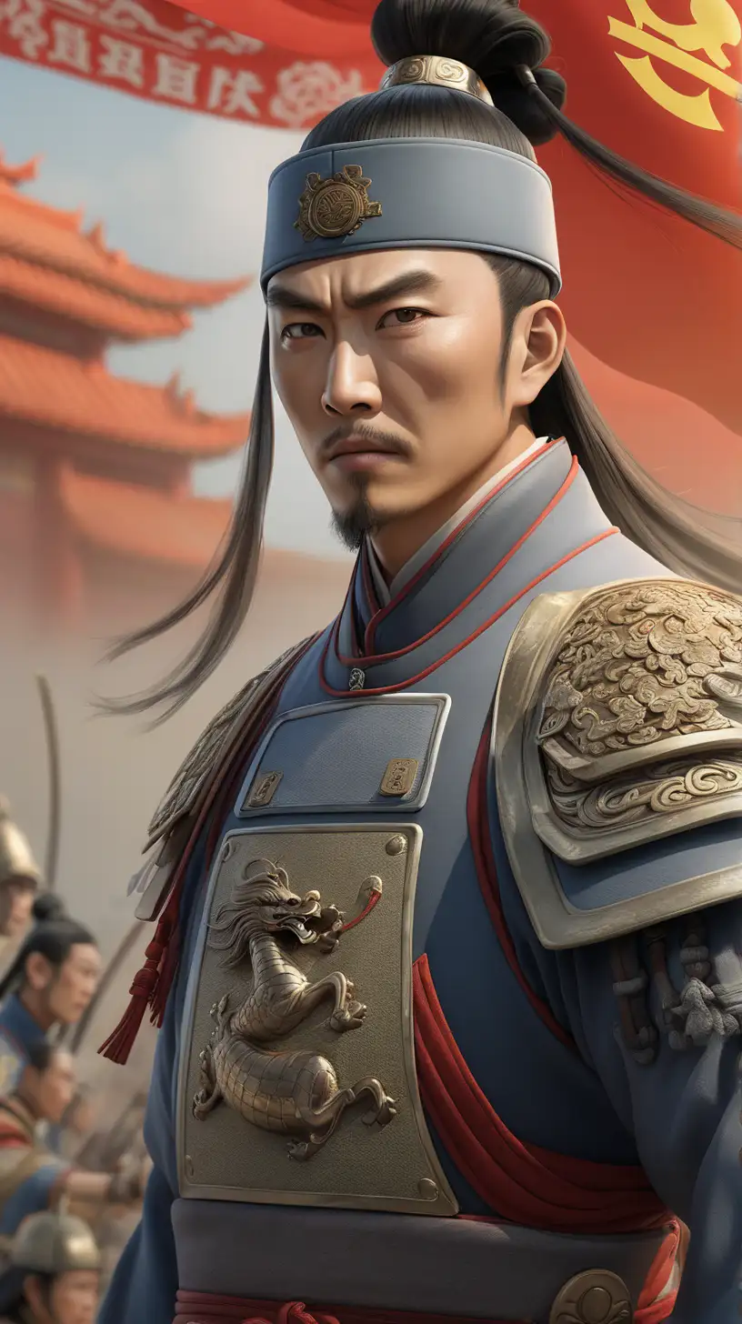Bai Qi Chinese General Hero Cinematic Depiction
