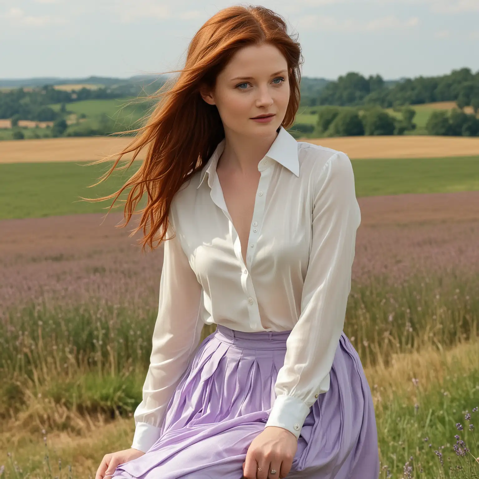 Bonnie Wright in Sensual Country Portrait