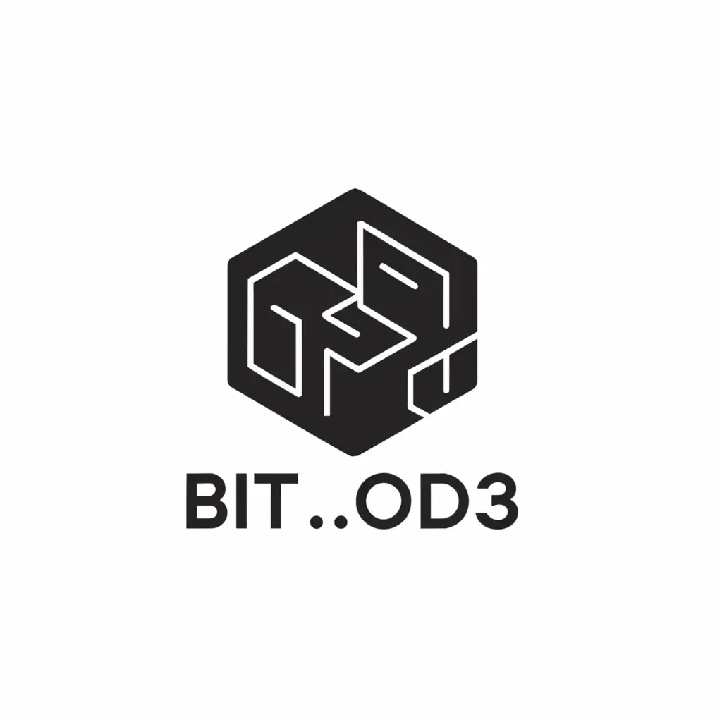 a logo design,with the text "bit.c0d3", main symbol:ASIC RMC,Minimalistic,be used in Technology industry,clear background