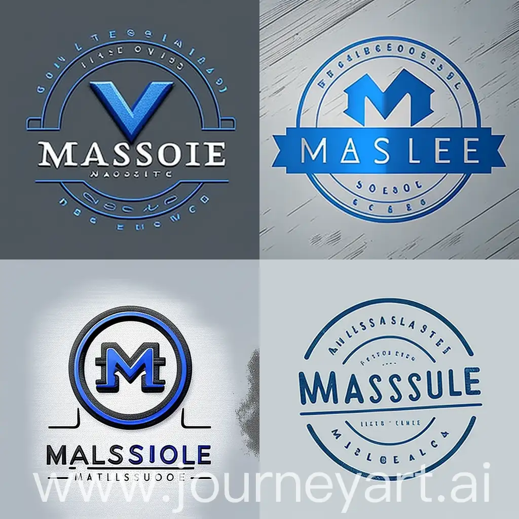 make logo, name is "MetaSole Solutions" , simple and creative logo, use blue and grey color