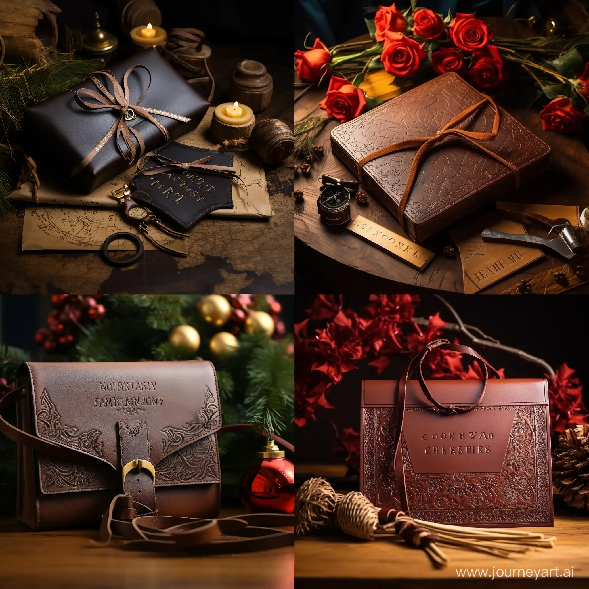 New-Years-Eve-Elegance-SevCraft-Leather-Goods-Adorned-with-Festive-Decor