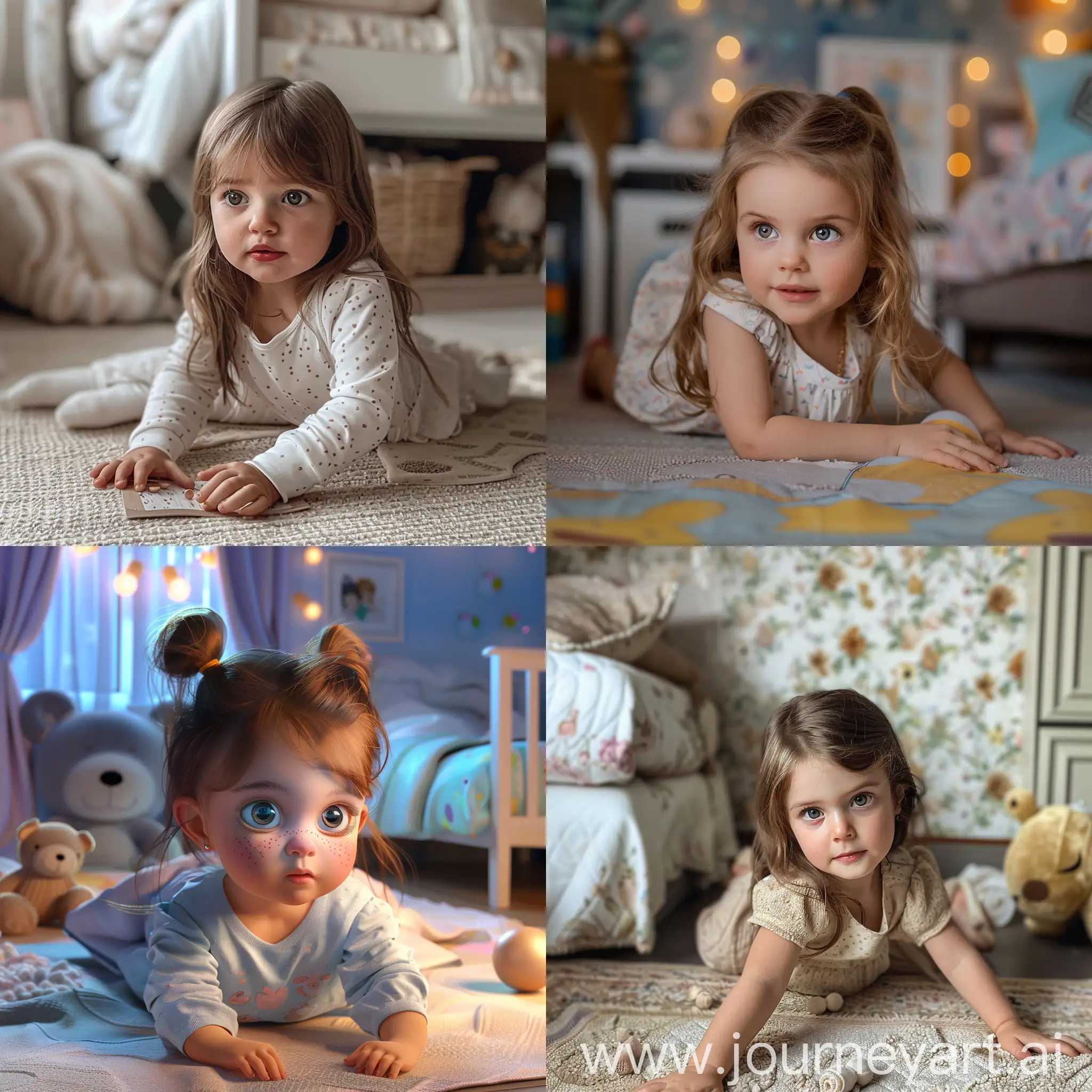 Candid-Moments-Little-Girl-Playing-in-a-Sunlit-Bedroom