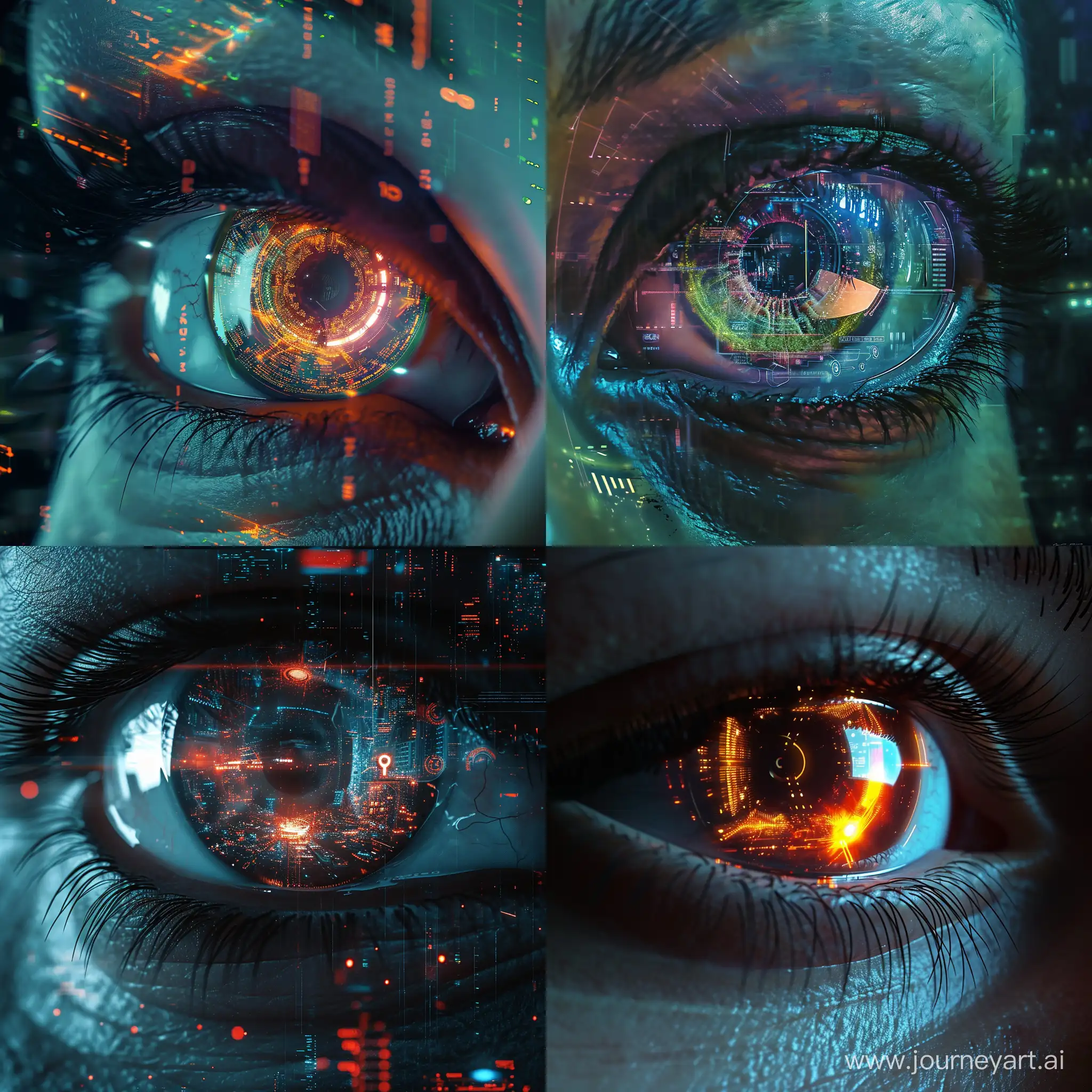 Cyberpunk-Dystopia-Observer-with-Augmented-Reality-Eye