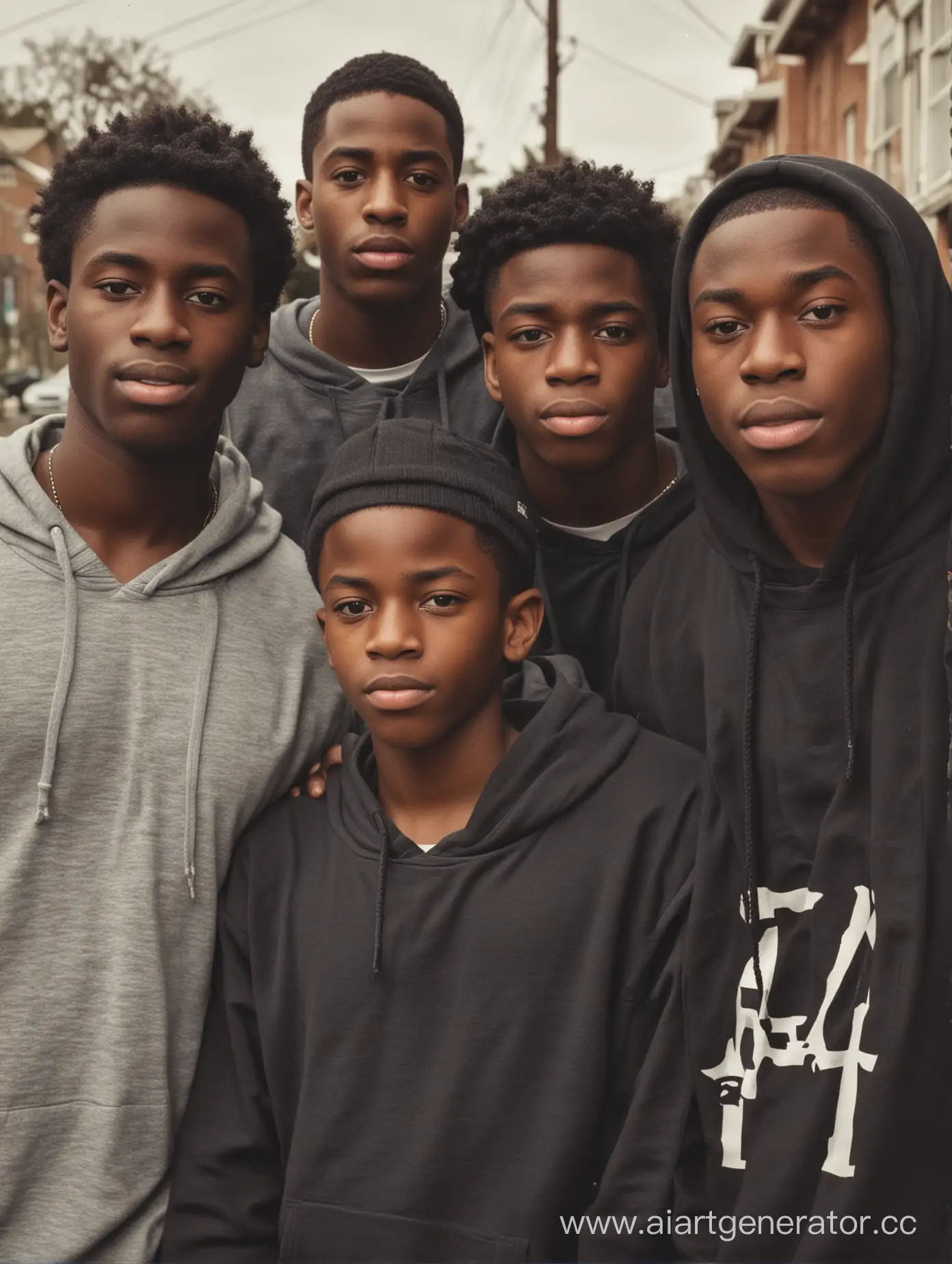 black boys from the HOOD