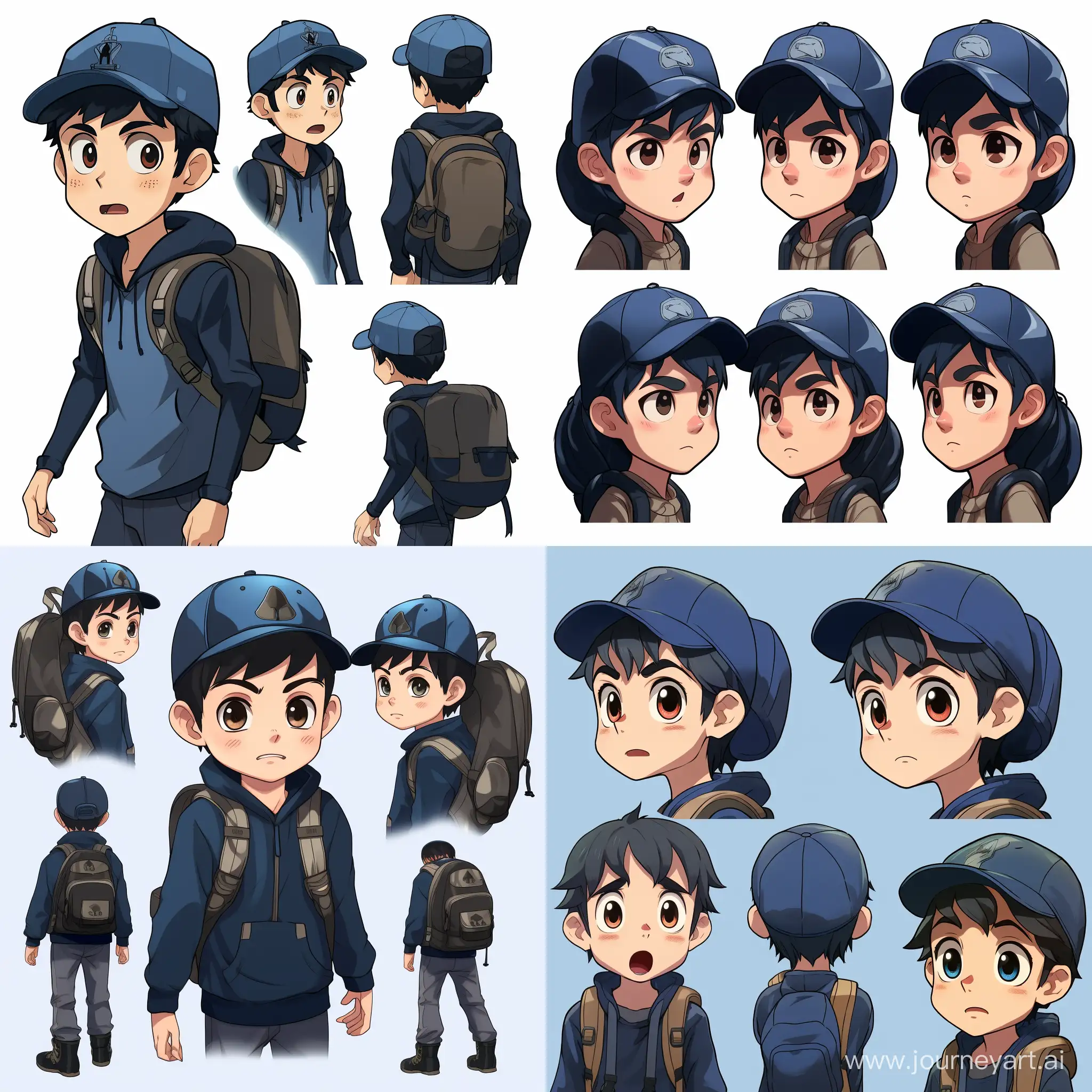 GhibliInspired-Anime-Boy-with-Stylish-Black-Cap-and-Gradient-Hair