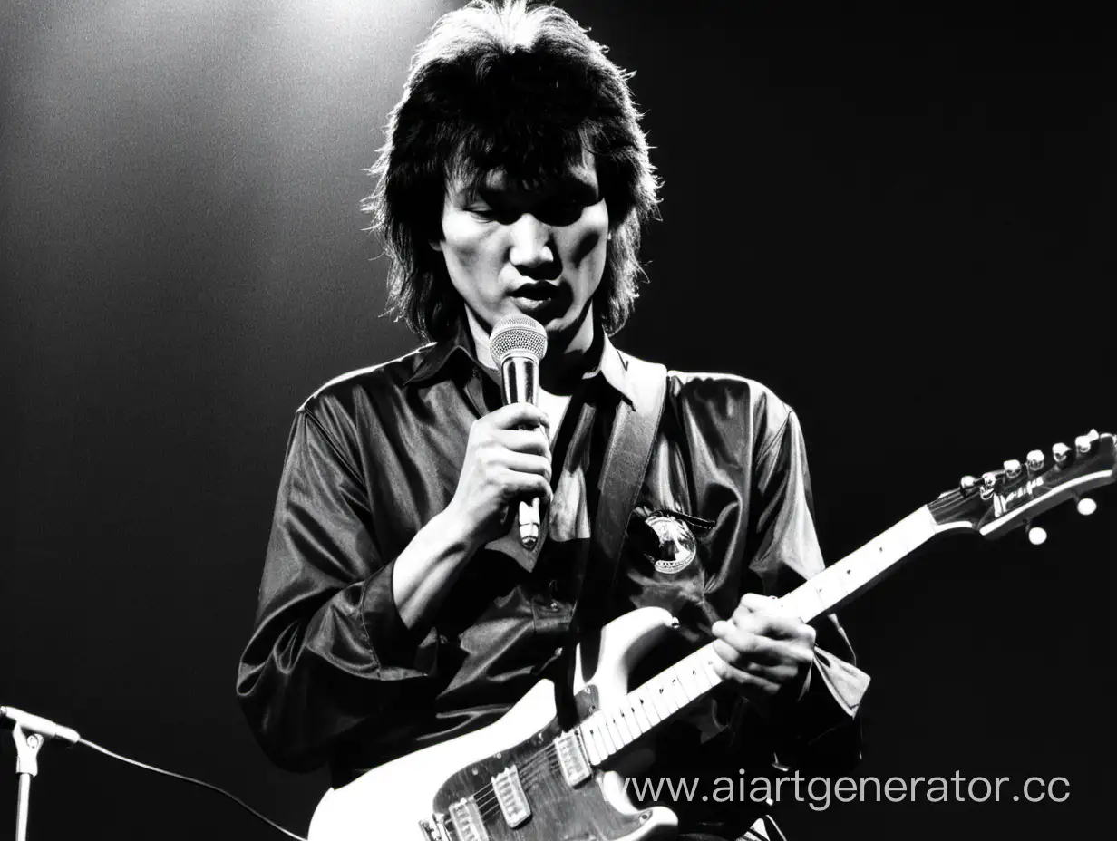 Iconic-Singer-Viktor-Tsoi-Performing-with-Guitar-and-Microphone