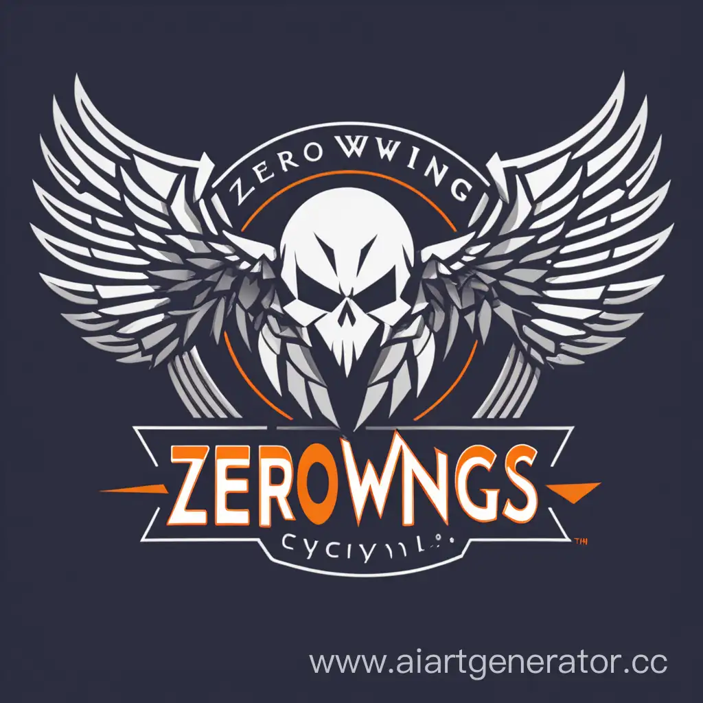 zero wings logo cyberpank