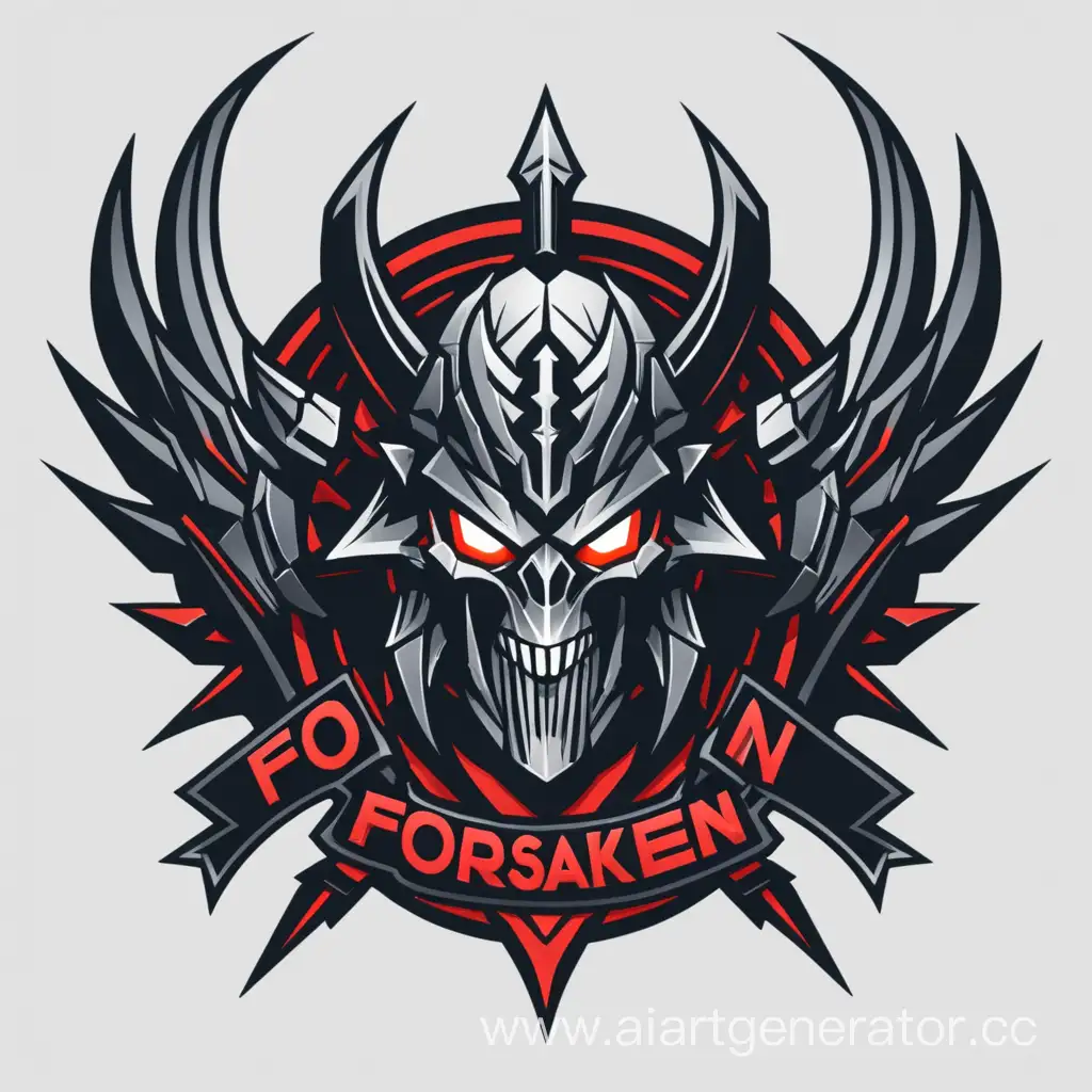 Логотип для команды forsaken 