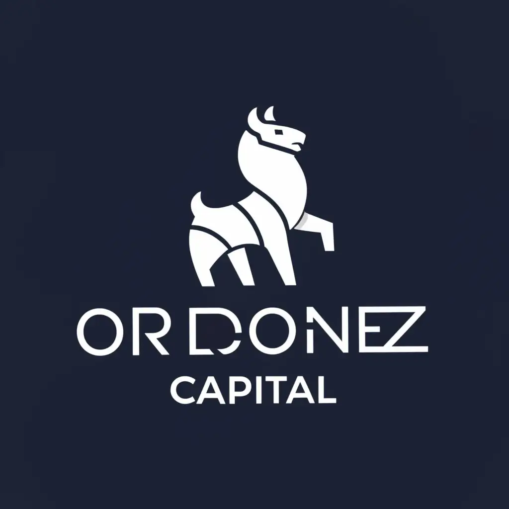 a logo design,with the text "Ordonez Capital", main symbol:Lama,Moderate,be used in Finance industry,clear background