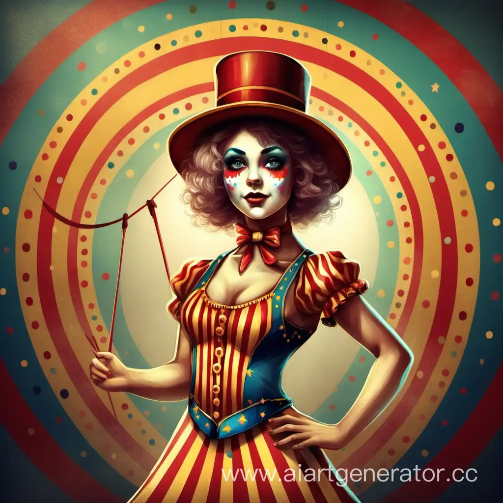 Девушка артистка цирка