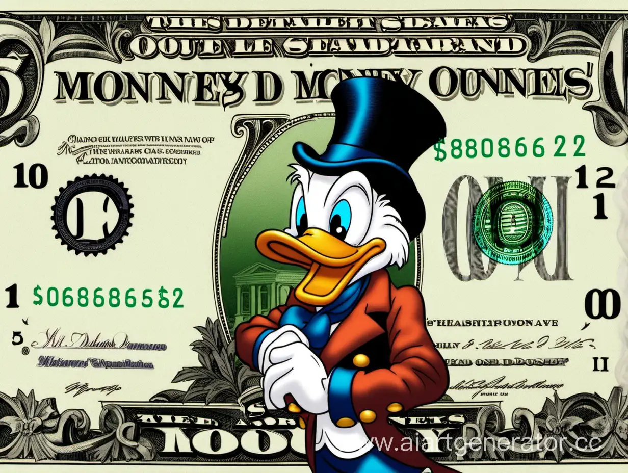 Scrooge McDuck money
