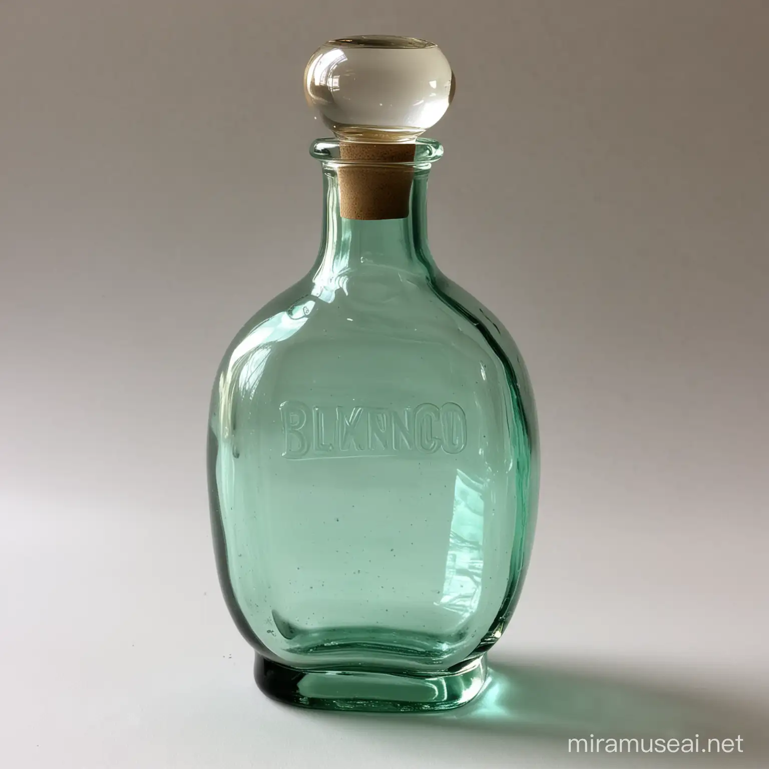 Vintage Blenko Glass Fragrance Bottle with Timeless Imperfections