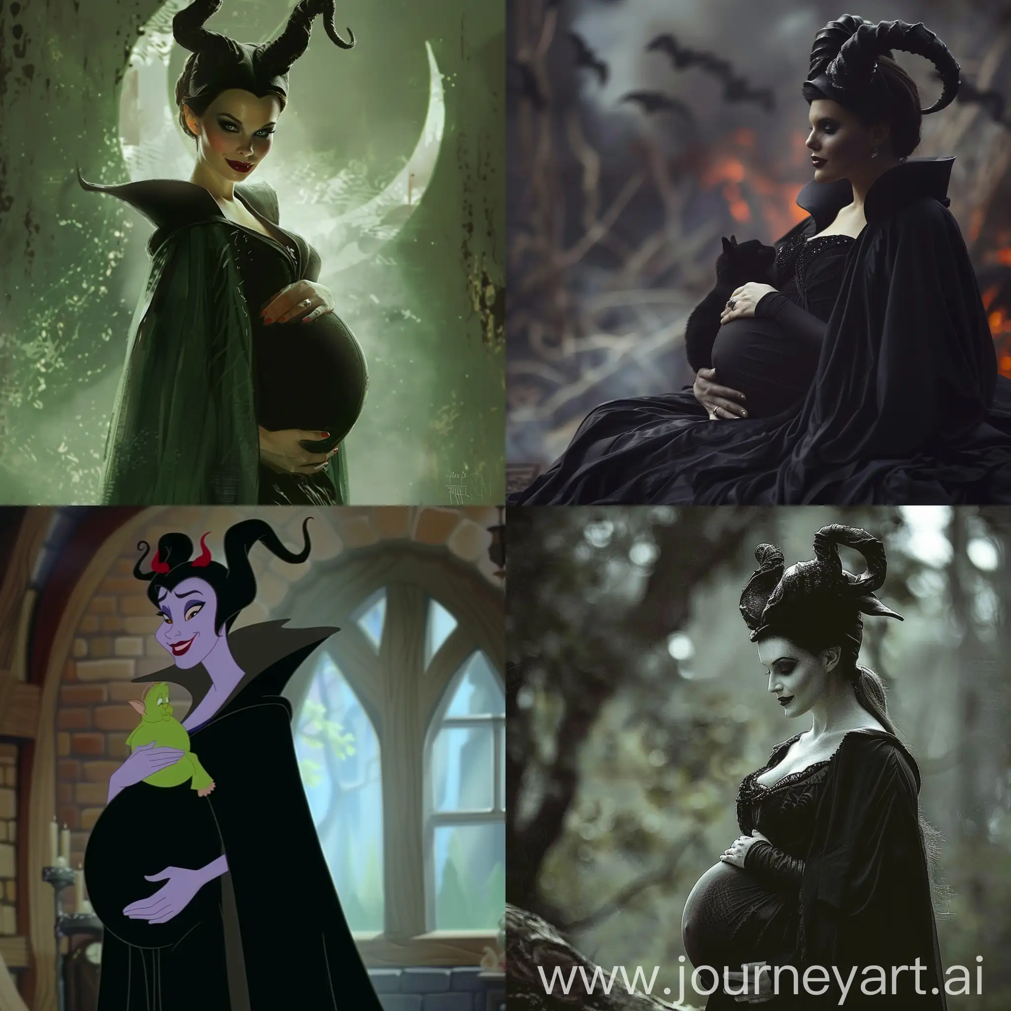 Pregnant-Maleficent-Captivating-Maternity-Portrait-with-Ethereal-Vibes