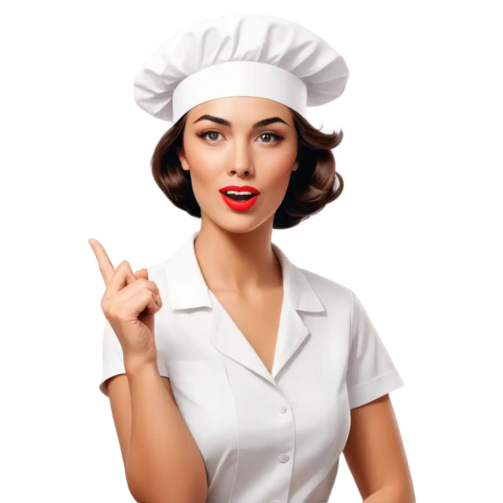 Cartoon-Woman-Chef-with-Italian-Flag-Background-PNG-Culinary-Delight-and-Cultural-Fusion
