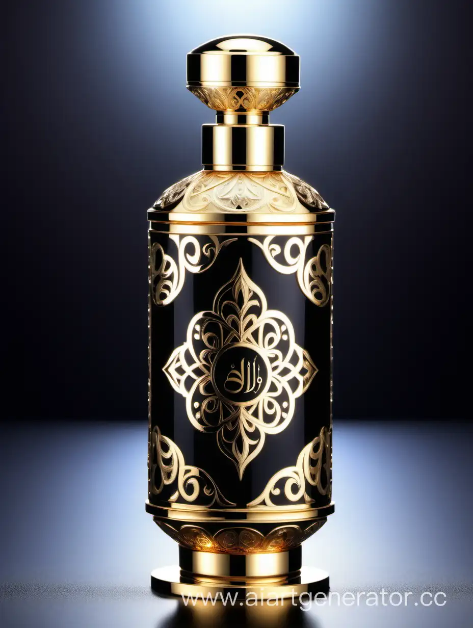 Exquisite-Luxury-Perfume-Bottle-with-Elaborate-Arabic-Calligraphic-Ornamentation
