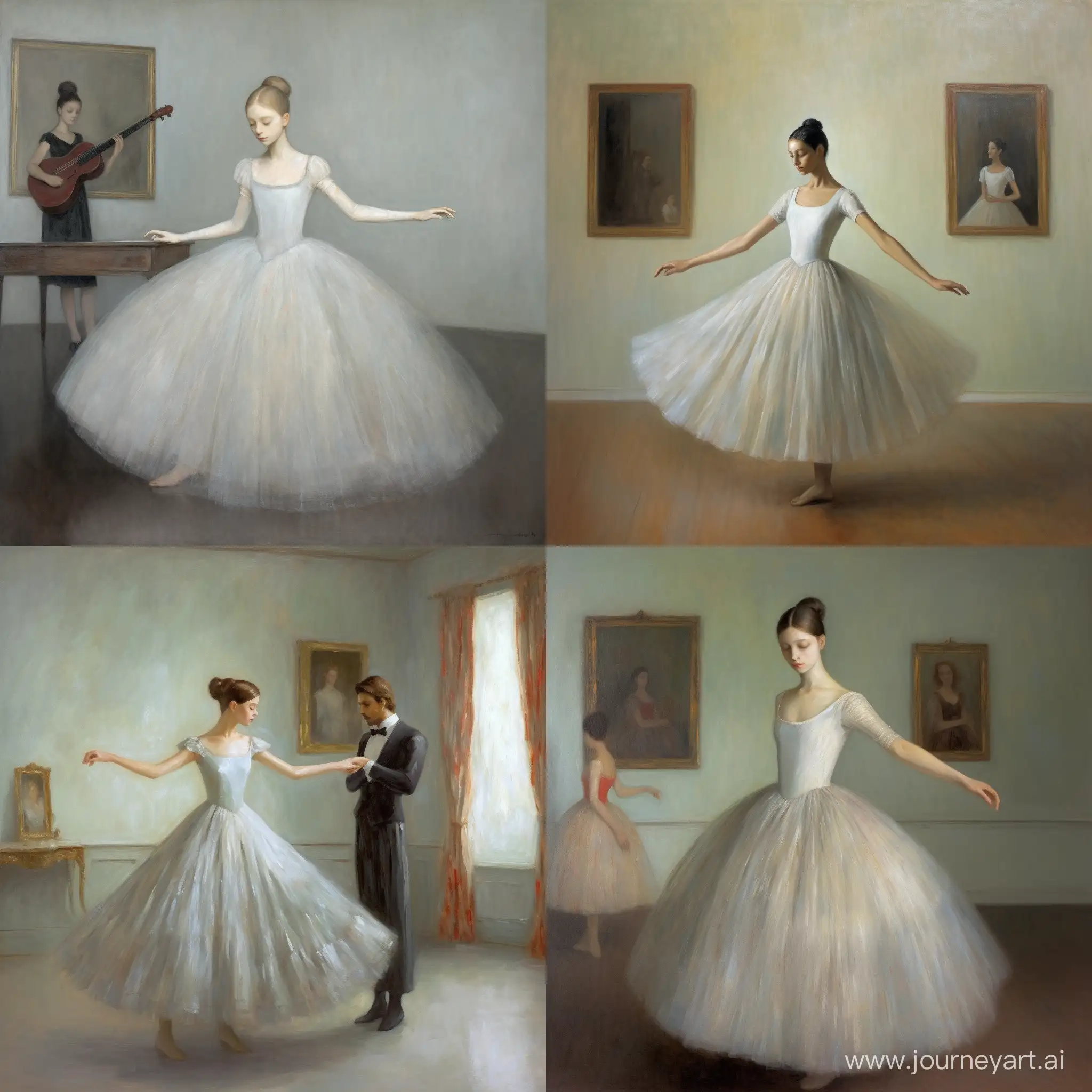 European-Noblewoman-Ballet-Lessons-Inspired-by-Degas
