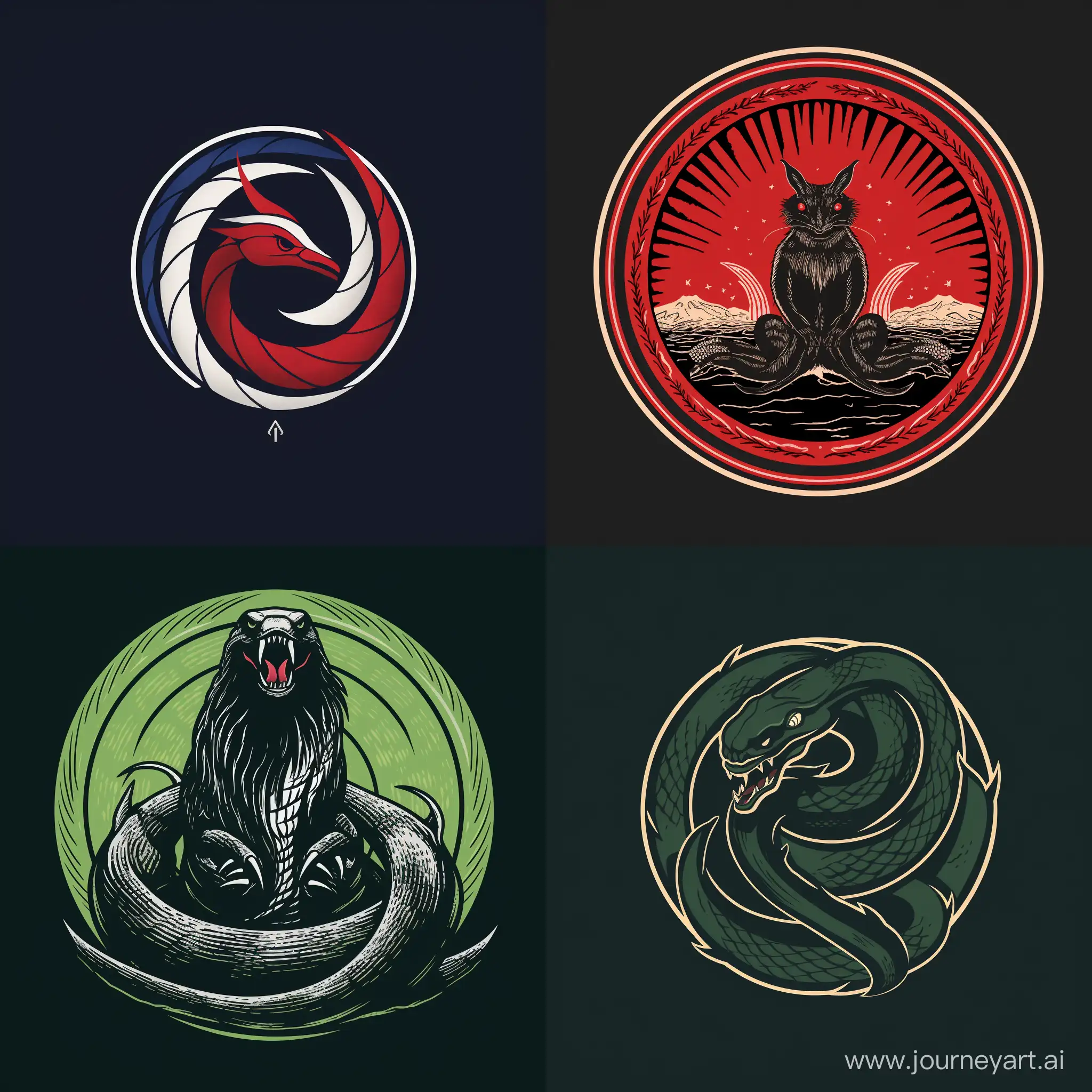 Society-of-the-RatEating-Snake-Emblem-Artistic-Logo-Design-with-AR-Element